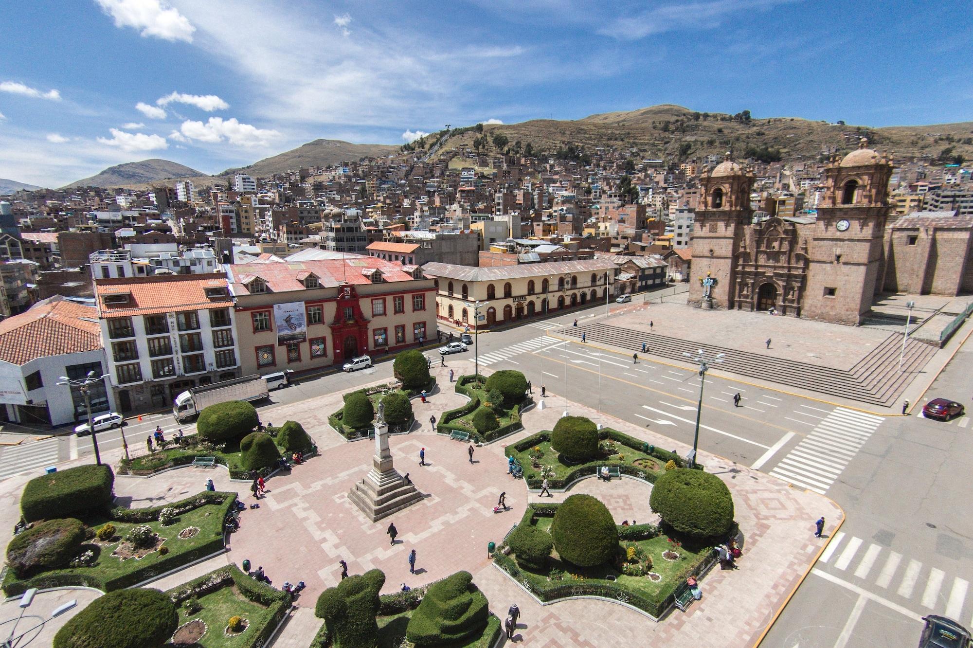 Hotel Hacienda Plaza De Armas ปูโน ภายนอก รูปภาพ