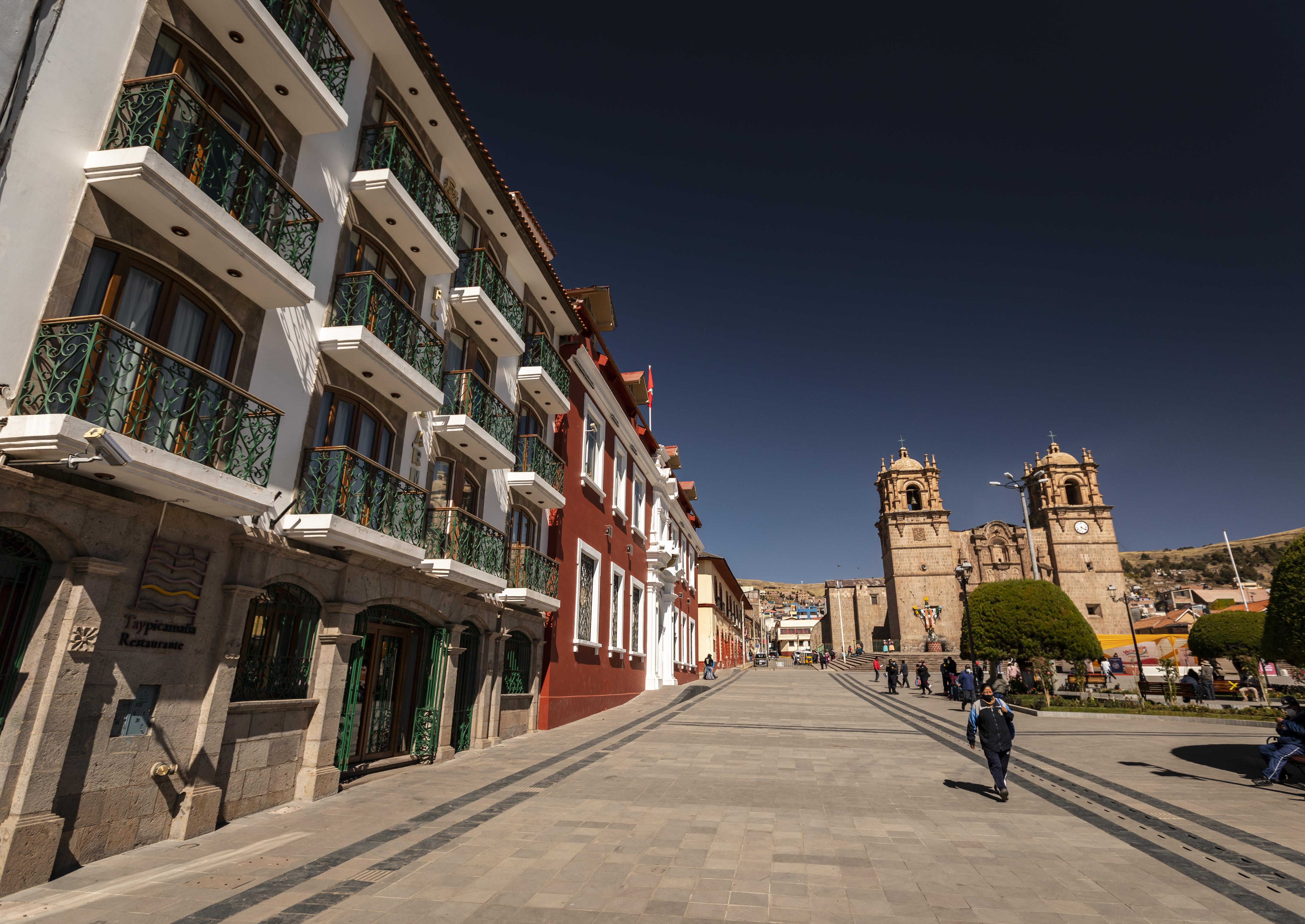 Hotel Hacienda Plaza De Armas ปูโน ภายนอก รูปภาพ