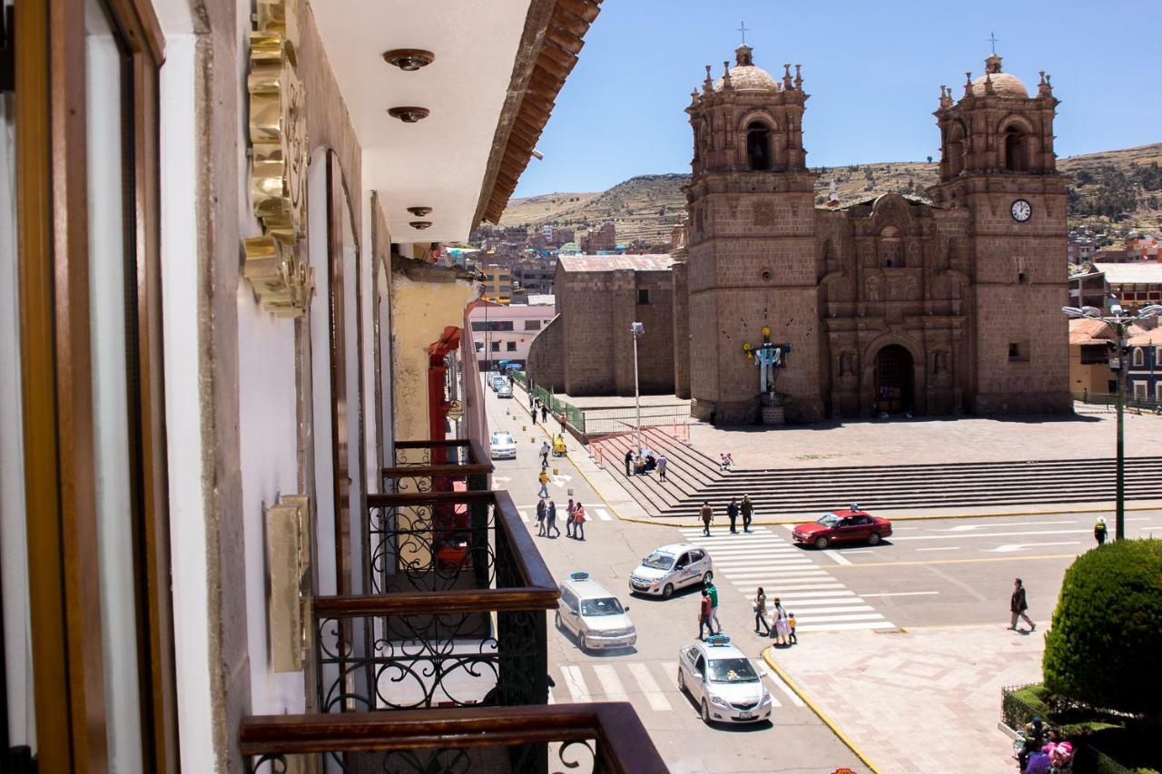 Hotel Hacienda Plaza De Armas ปูโน ภายนอก รูปภาพ